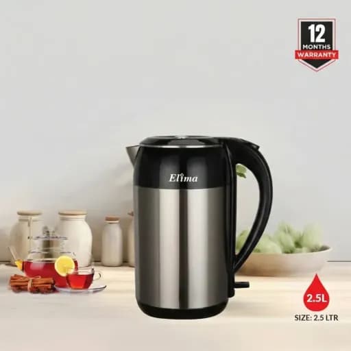  EMK-999LS 2.5L Kettle 1500W – Safe, Fast & Durable