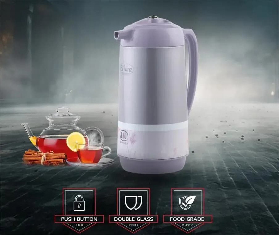 EMHL-10LDP- 1.0L Vacuum Flask – Hot & Cold Drinks - Happy Lion